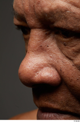 Face Nose Skin Man Black Slim Wrinkles Studio photo references